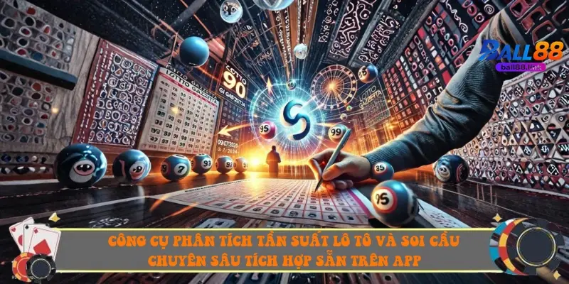 Công cụ phân tích tần suất lô tô và soi cầu chuyên sâu tích hợp sẵn trên app